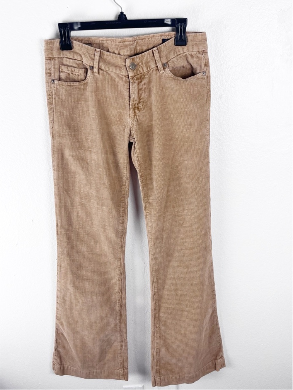 CITIZENS OF HUMANITY Tan Corduroy Flare Legs Pants 29 Western Cowgirl Rodeo Boho